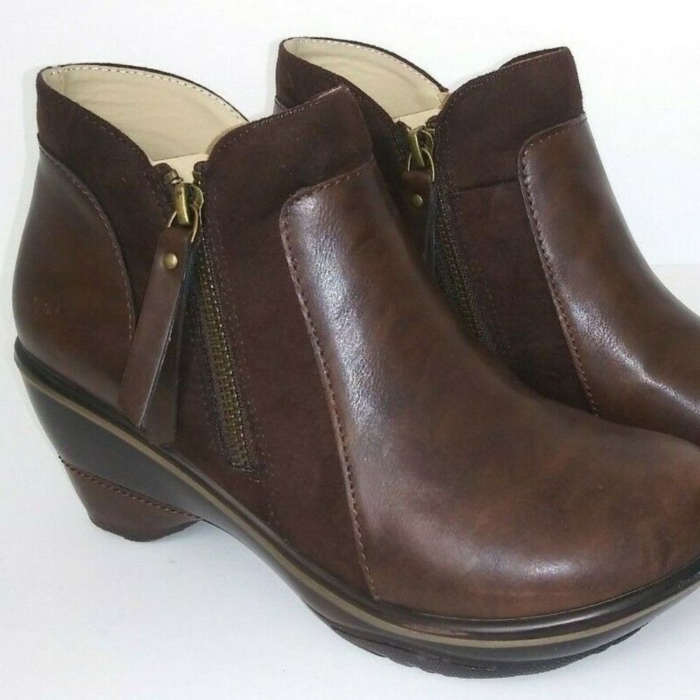 JBU by Jambu Womens Brown Ankle Boots 8.5 M